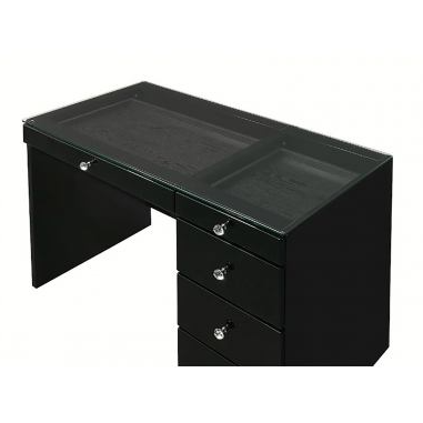 Morgan Vanity w/ Stool - Black