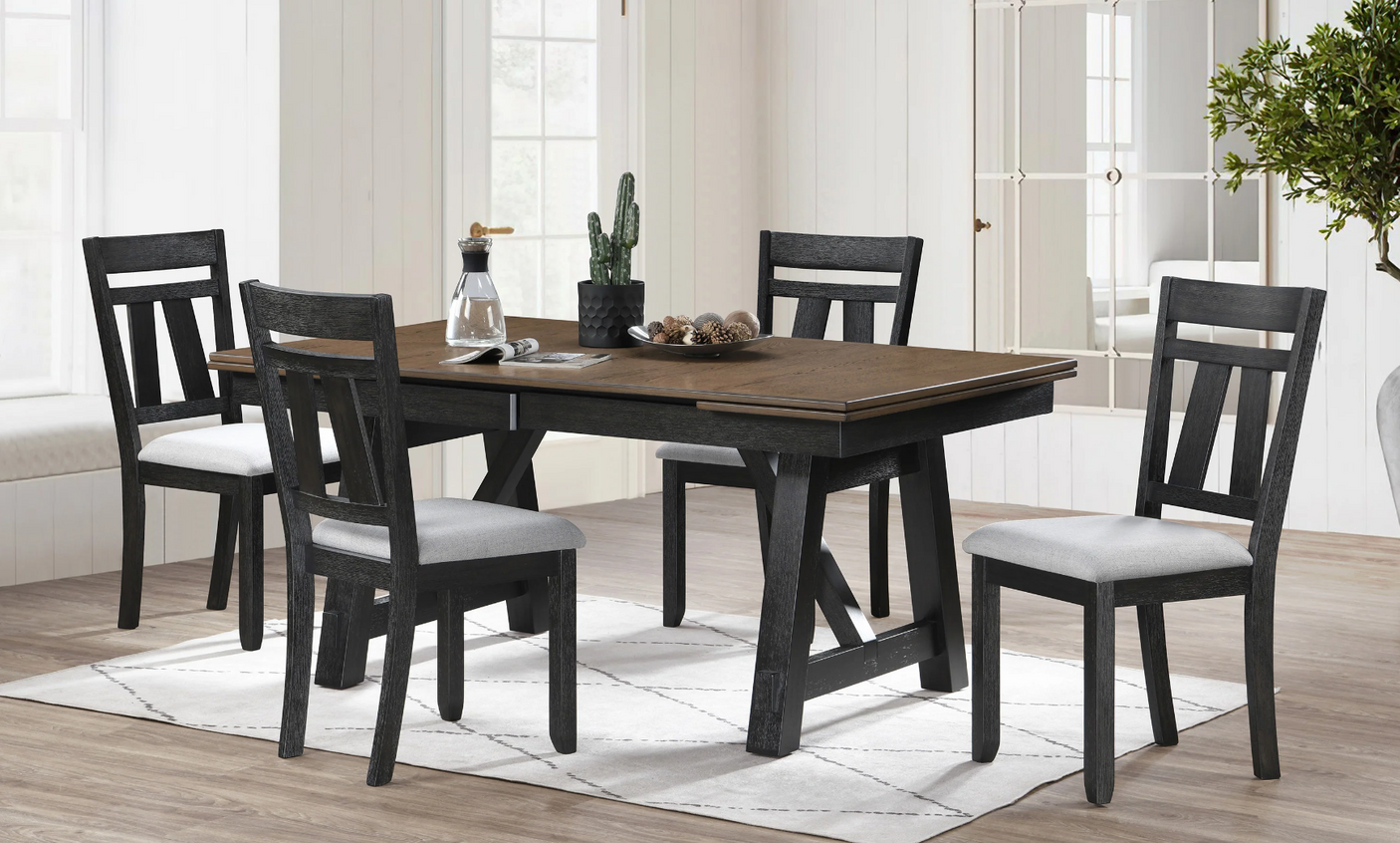 Maribelle Wheat Table w/ 4 Chairs