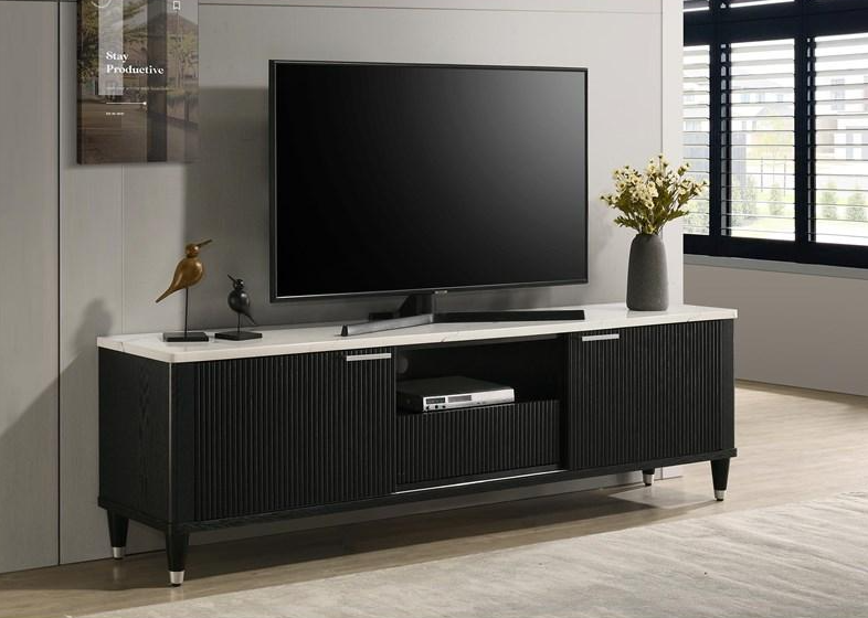 Britany Black TV Stand