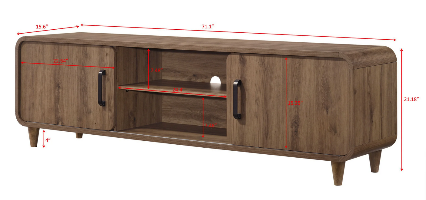 Nyomi Light Brown TV Stand