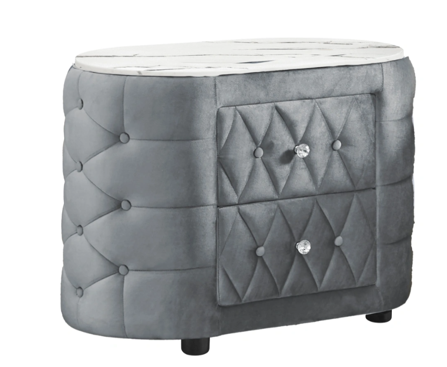 Natalia King Bed w/ Fireplace & TV Lift