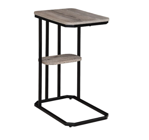 Ida Weathered Grey Chairside Table