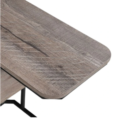 Ida Weathered Grey Chairside Table