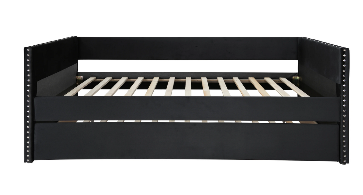 Sadie Daybed w/ Trundle & 2 FREE Twin Mattresses