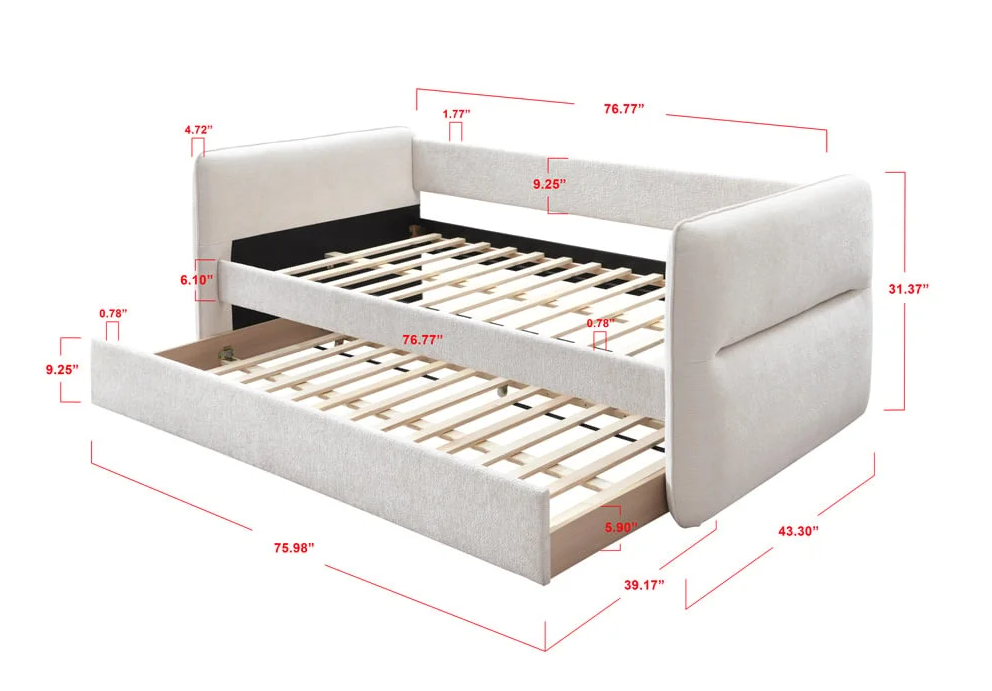 Philipa Daybed - Oatmeal