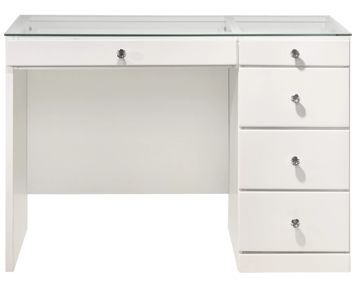 Morgan Vanity w/ Stool - White