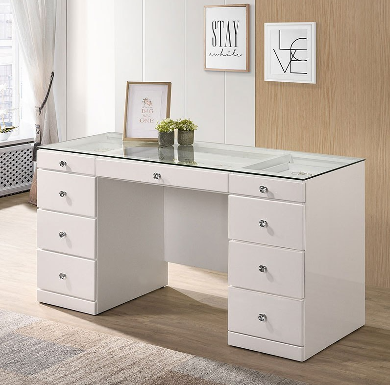 Avery Vanity - White