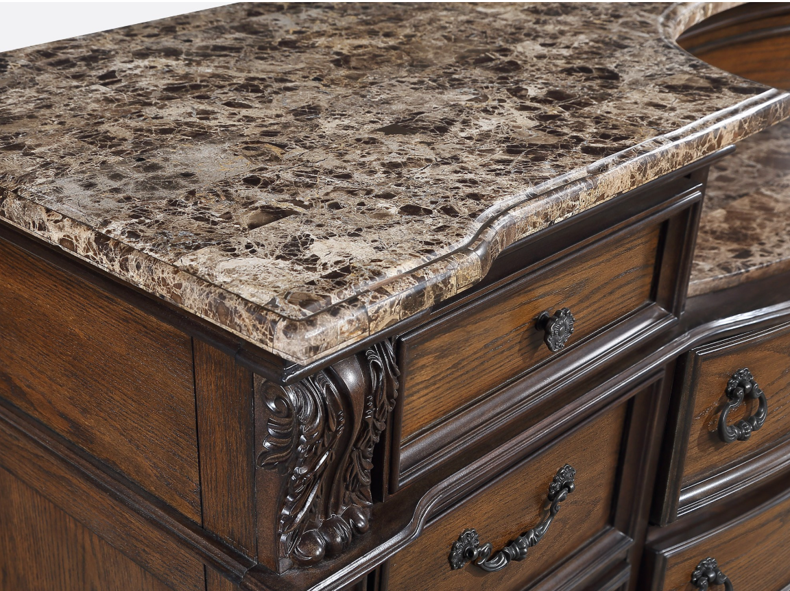 Valentina King Bedroom Set W/ FREE Chest