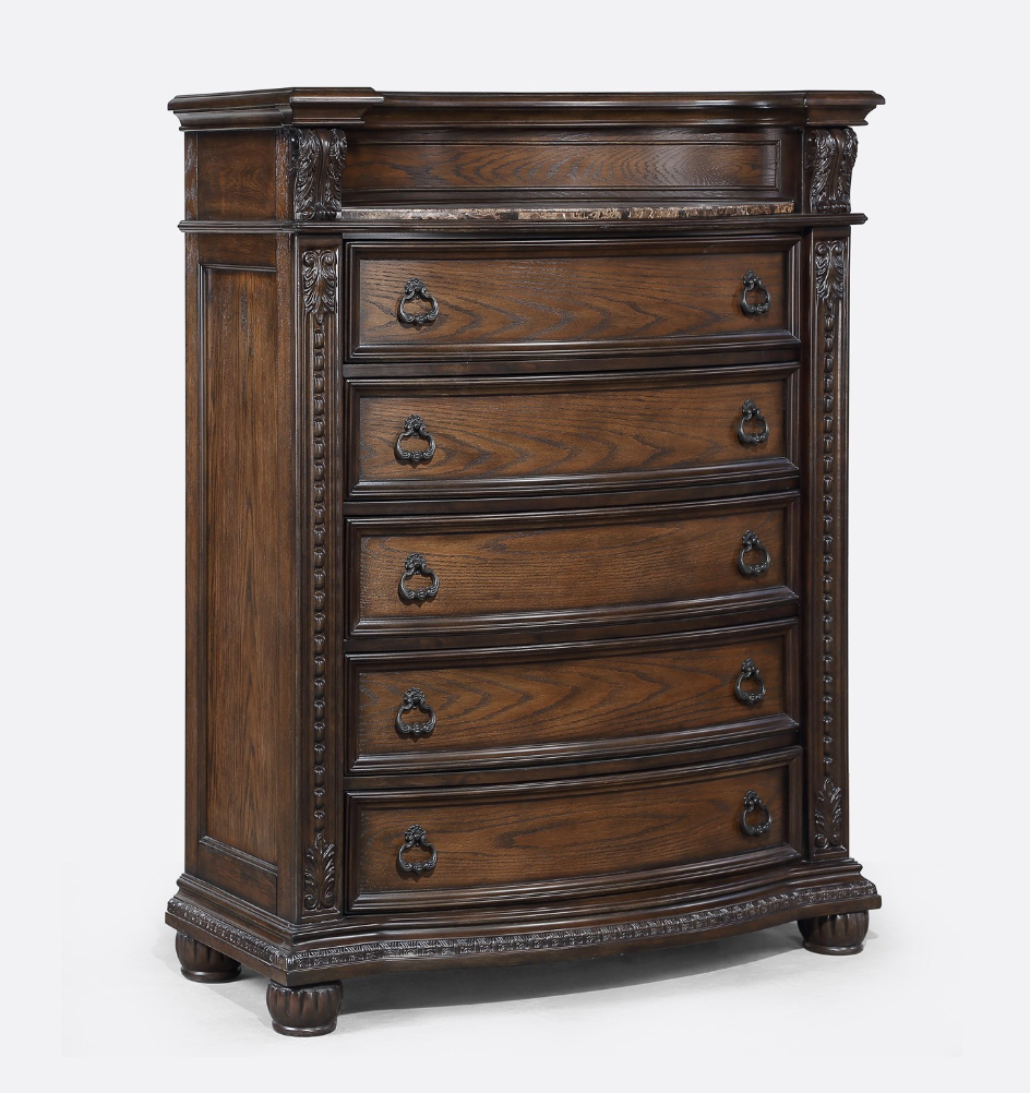 Valentina King Bedroom Set W/ FREE Chest