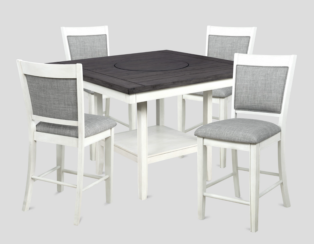Mary Counter Height Table w/ 4 Chairs