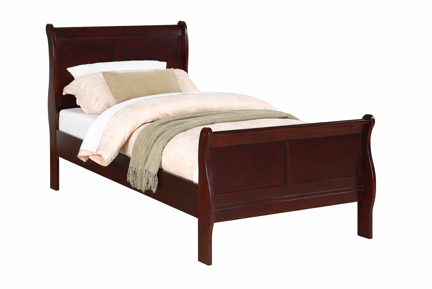 Philip Cherry Twin Bedroom Set