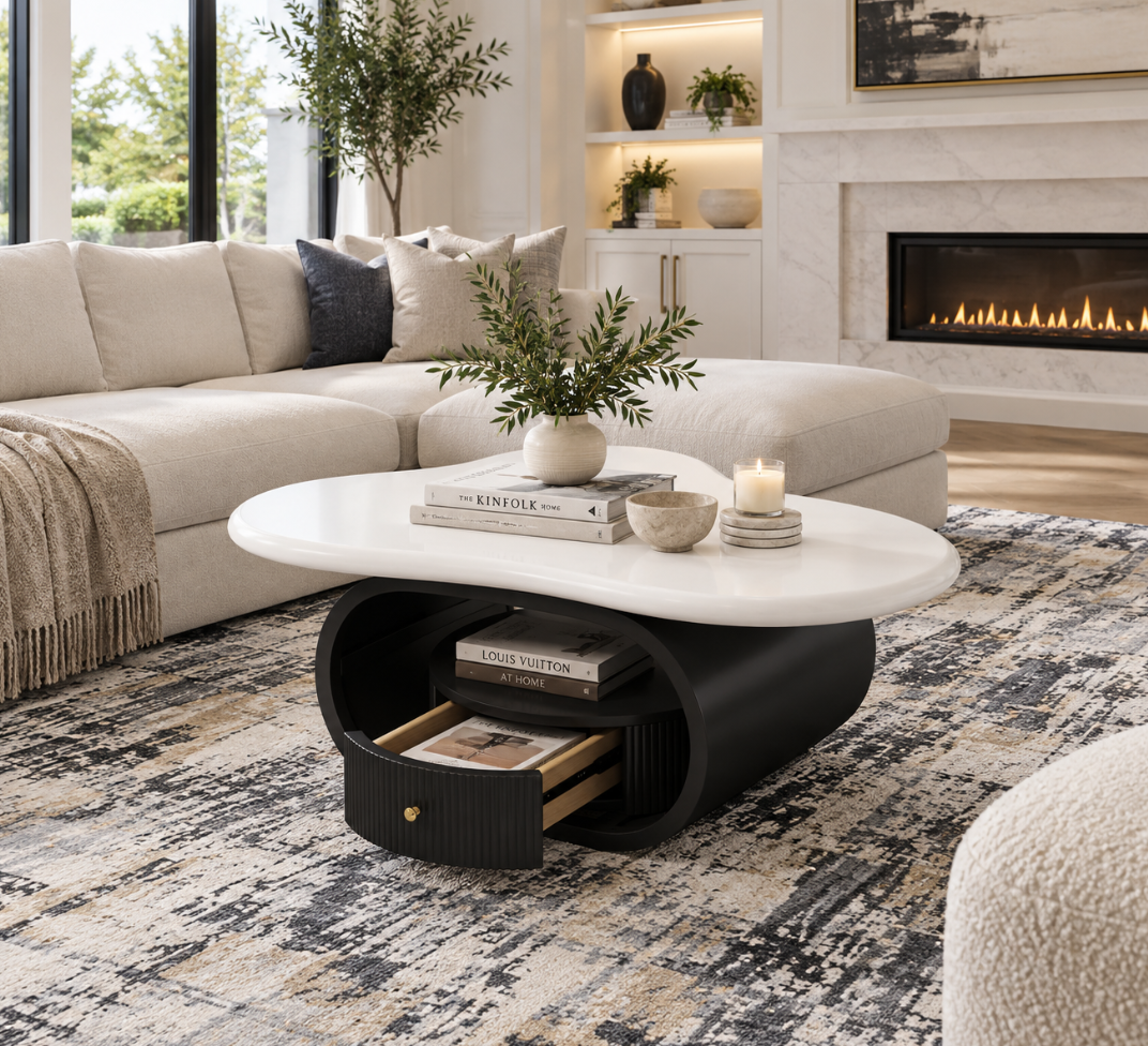 Cloud Coffee Table w/ Storage