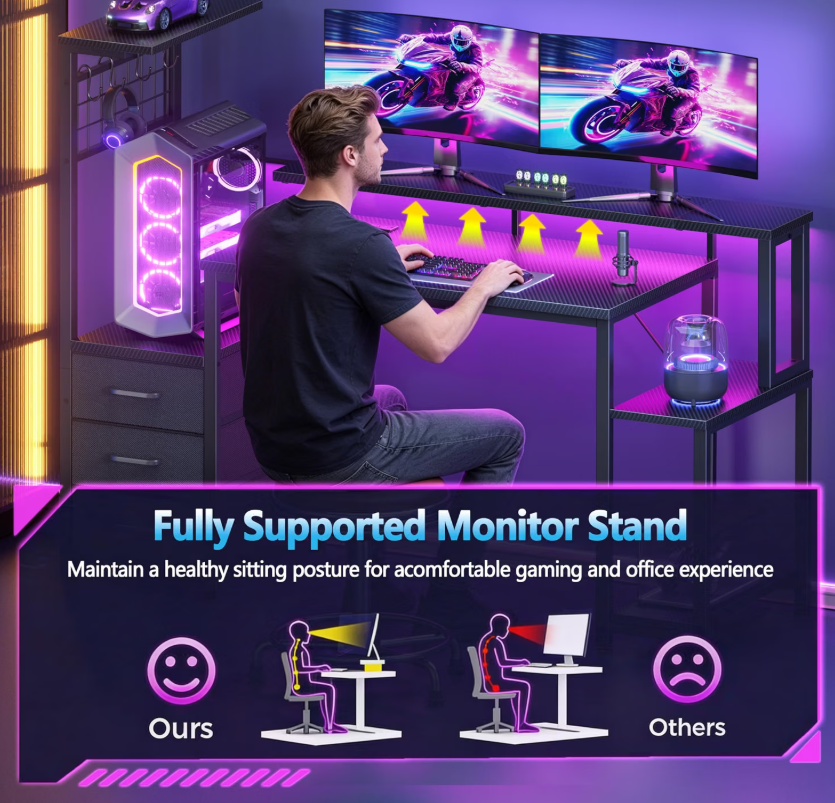 Kory 48" Gaming Desk