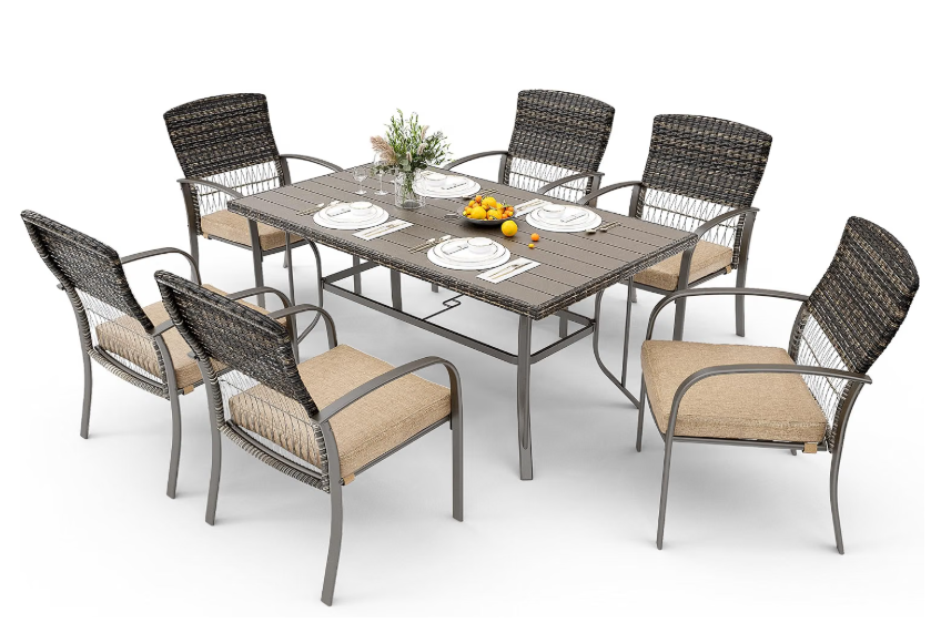 Molly Table w/ 6 Chairs Patio Set