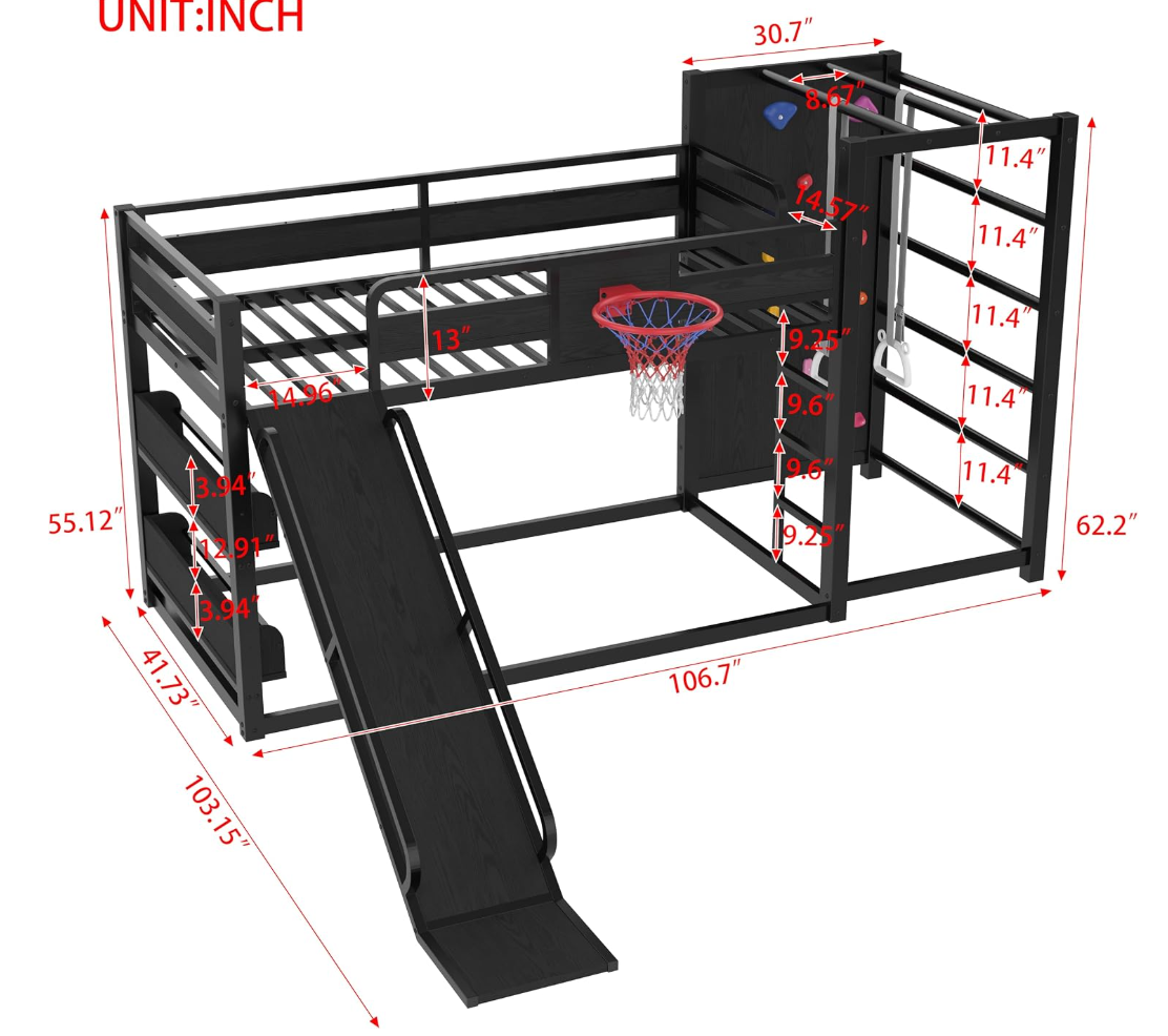 Sports Loft Bunk Bed