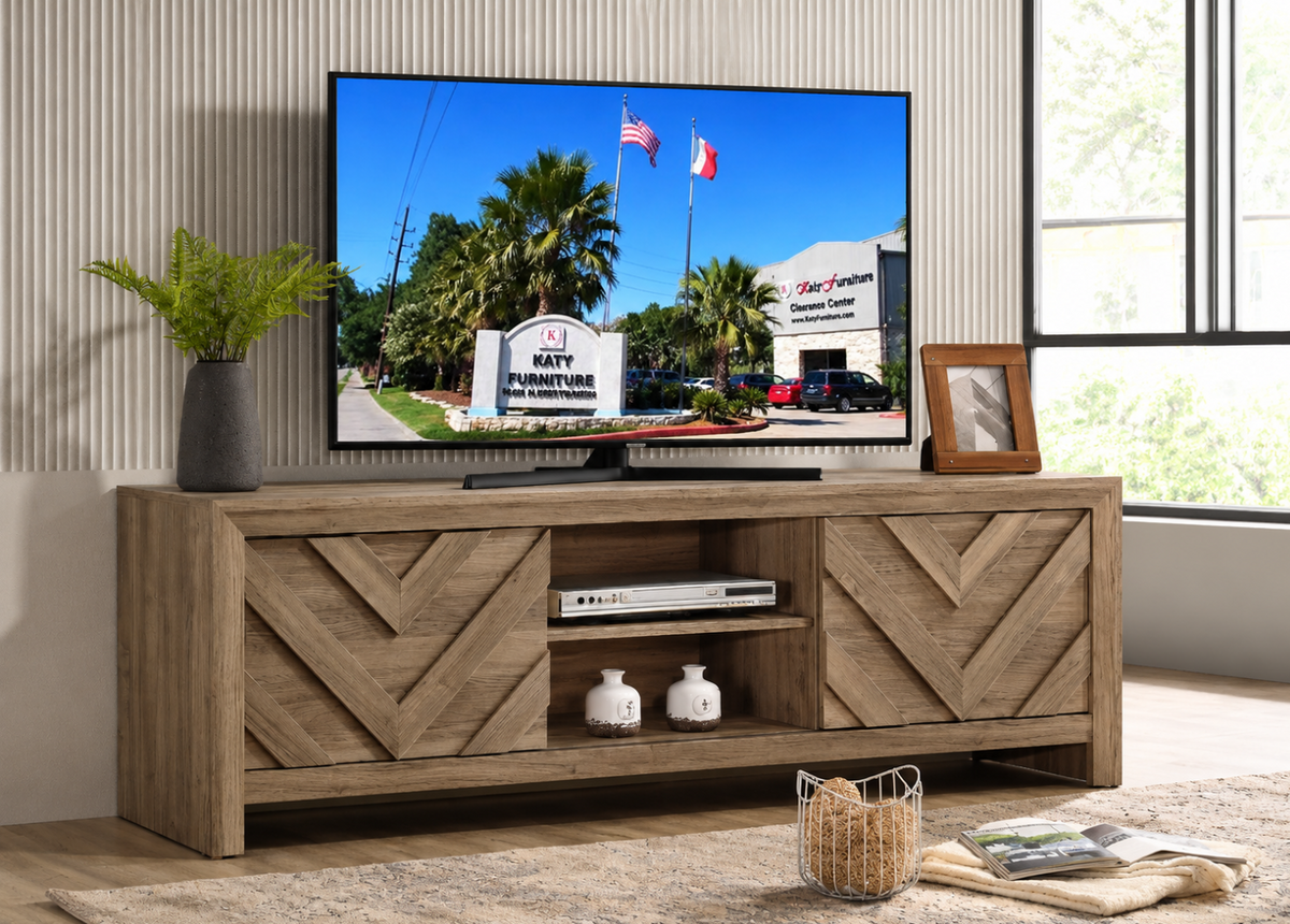 Valor Tv Stand-Light Brown