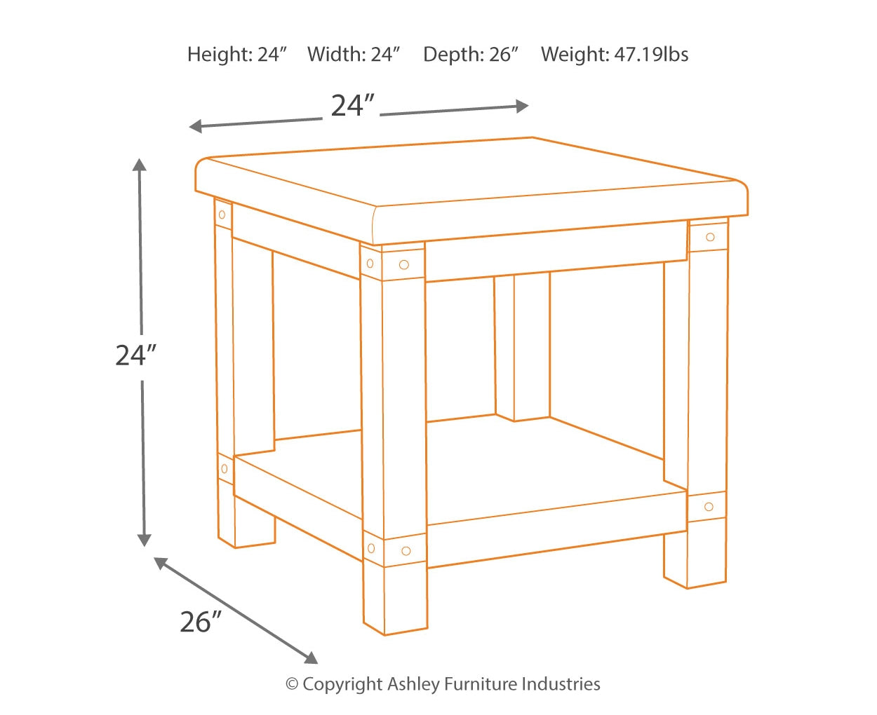 Carynhurst End & Side Tables
