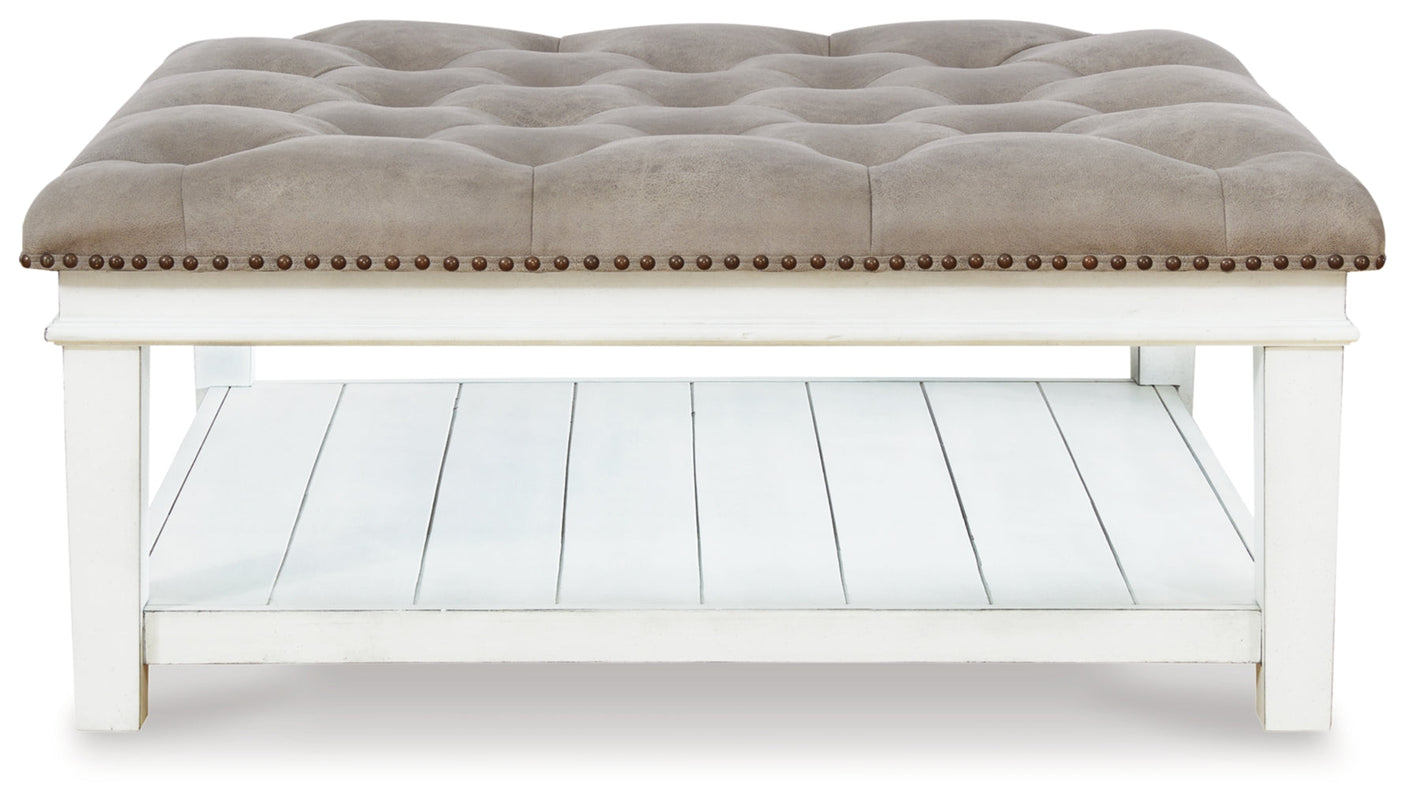 Kanwyn Upholstered Ottoman Cocktail Table