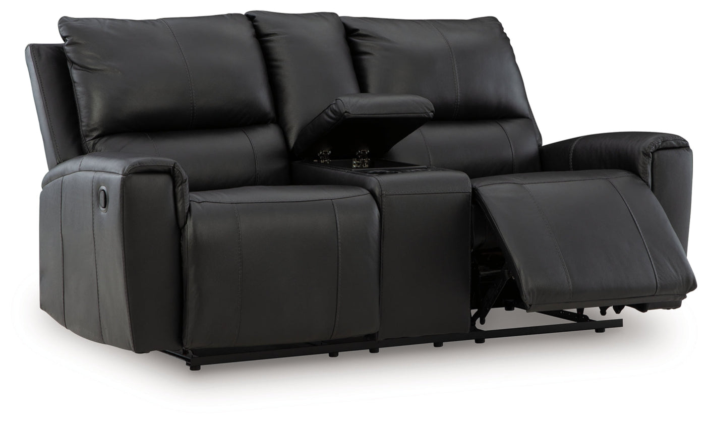 Danemere DBL Reclining Loveseat w/Console