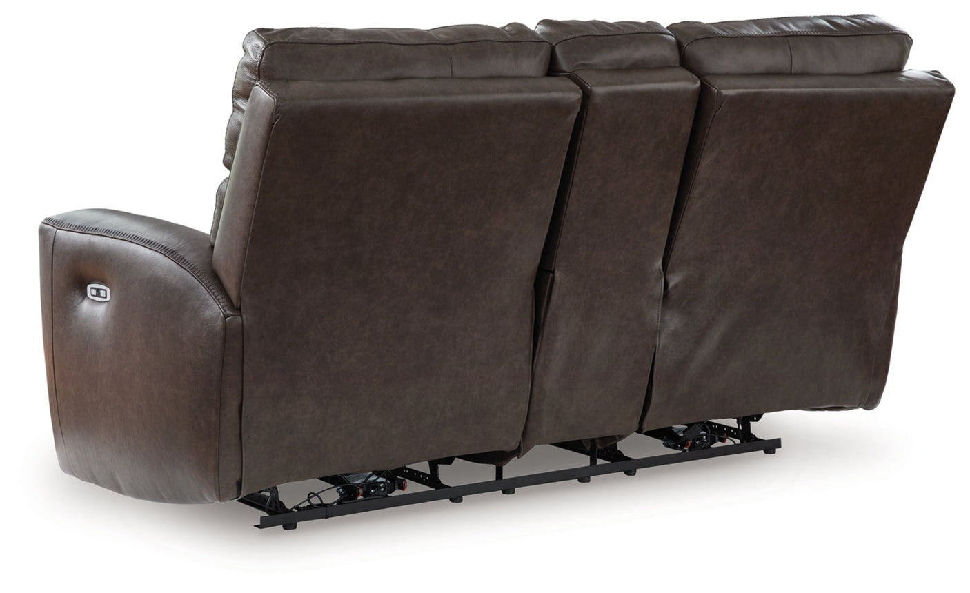 Beadel Power Reclining Loveseat/Console/Adjustable Headrest