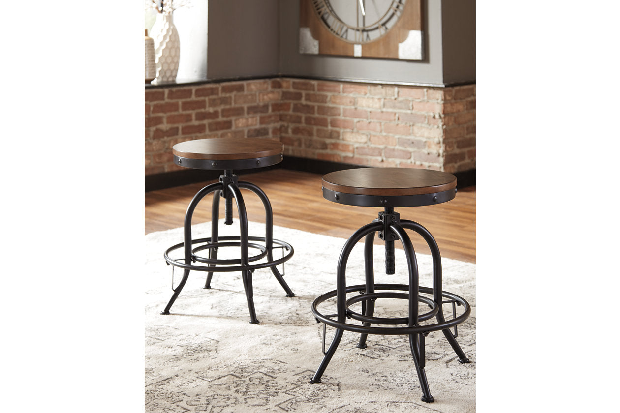 Valebeck Swivel Barstool (Set of 2)