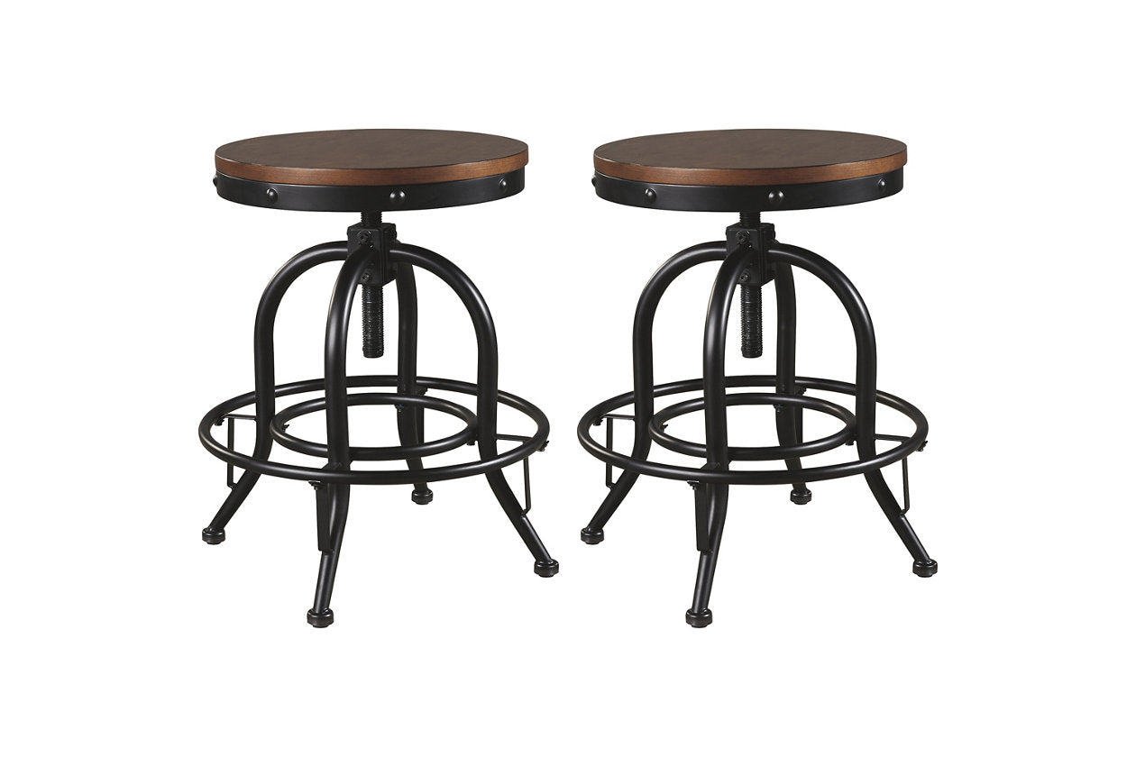 Valebeck Swivel Barstool (Set of 2)