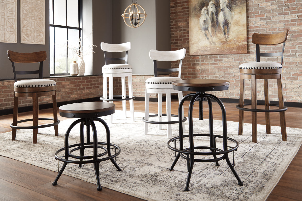 Valebeck Swivel Barstool (Set of 2)