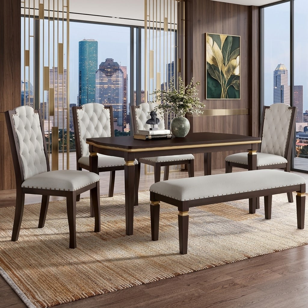 Zayn Table w/ 6 Chairs and Bench