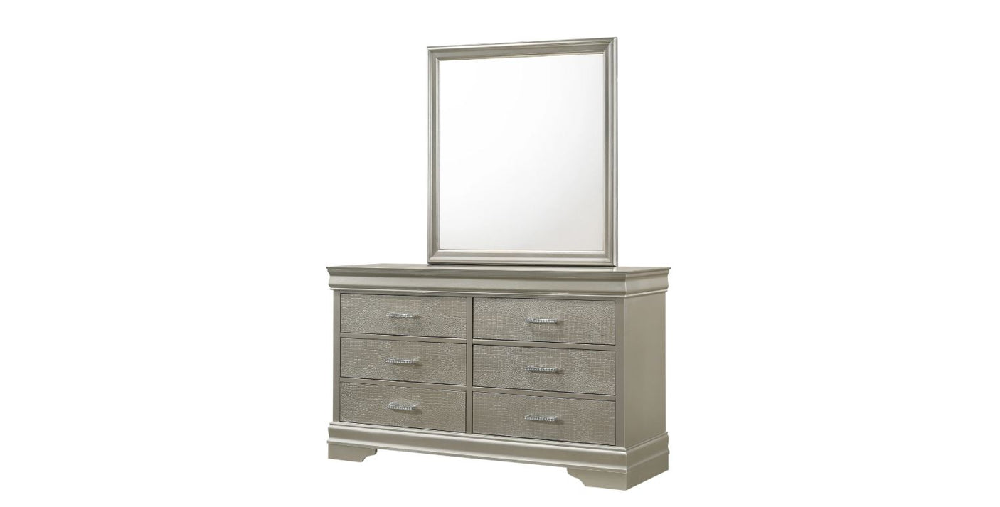 Amalia Champaign King Bedroom Set