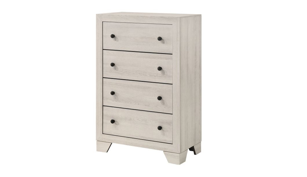 Atticus White Twin Bedroom Set