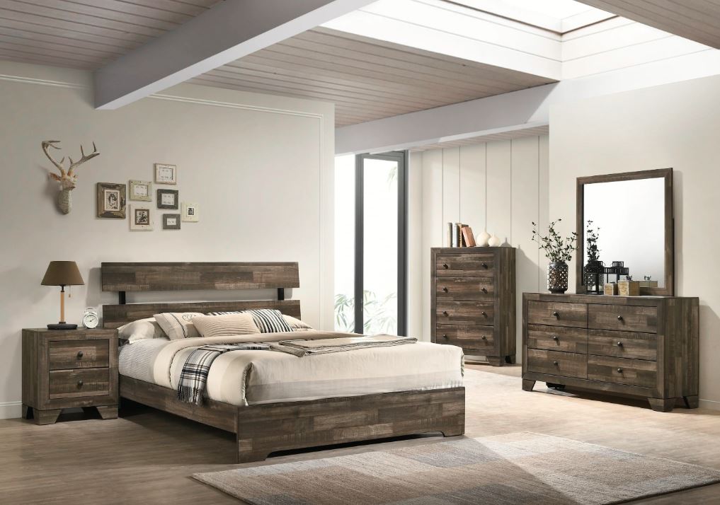 Atticus Brown Twin Bedroom Set