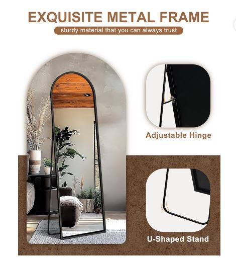 Delma Arched Floor Mirror