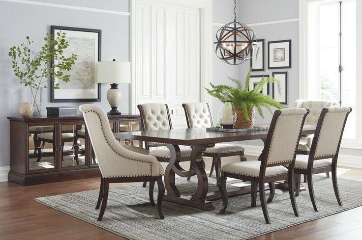 Glen Cove Java Rectangular Table w/ 4 Side Chairs