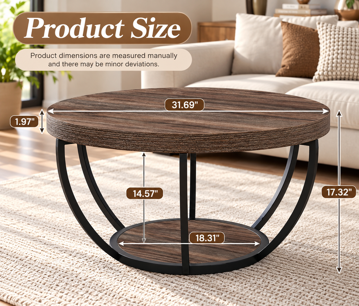 Gill Round Coffee Table