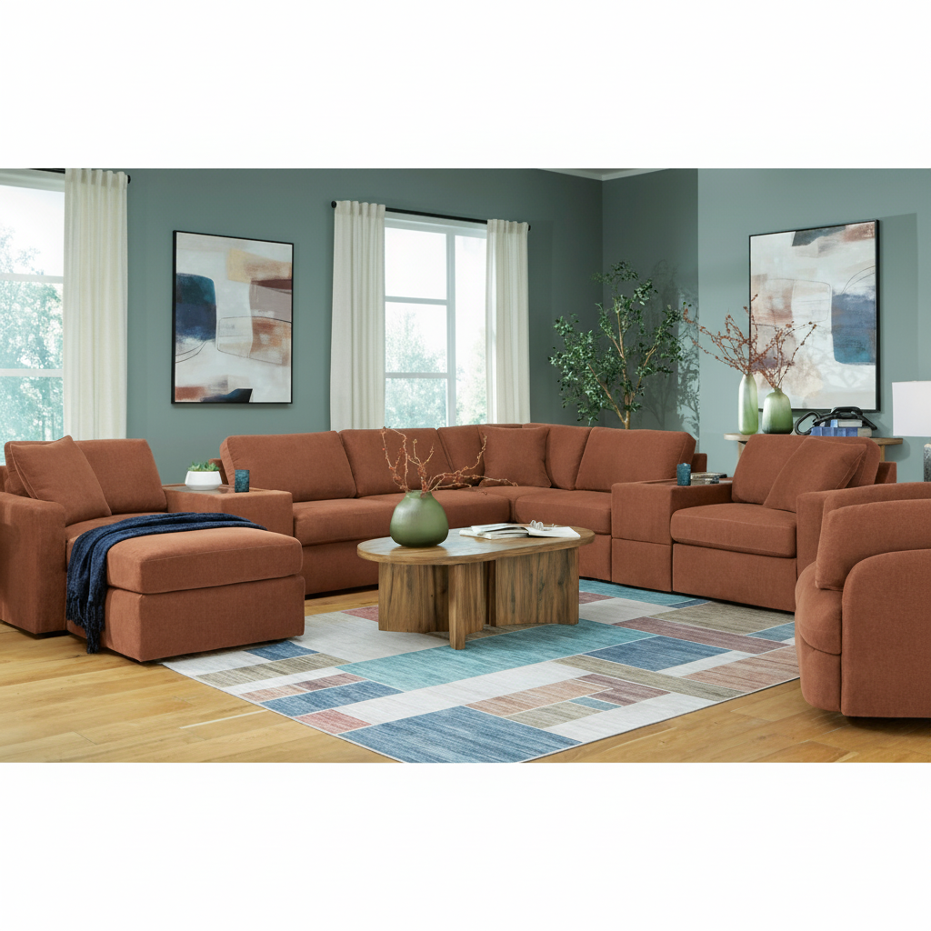Modmax 3-Piece Sectional with Storage Chaise