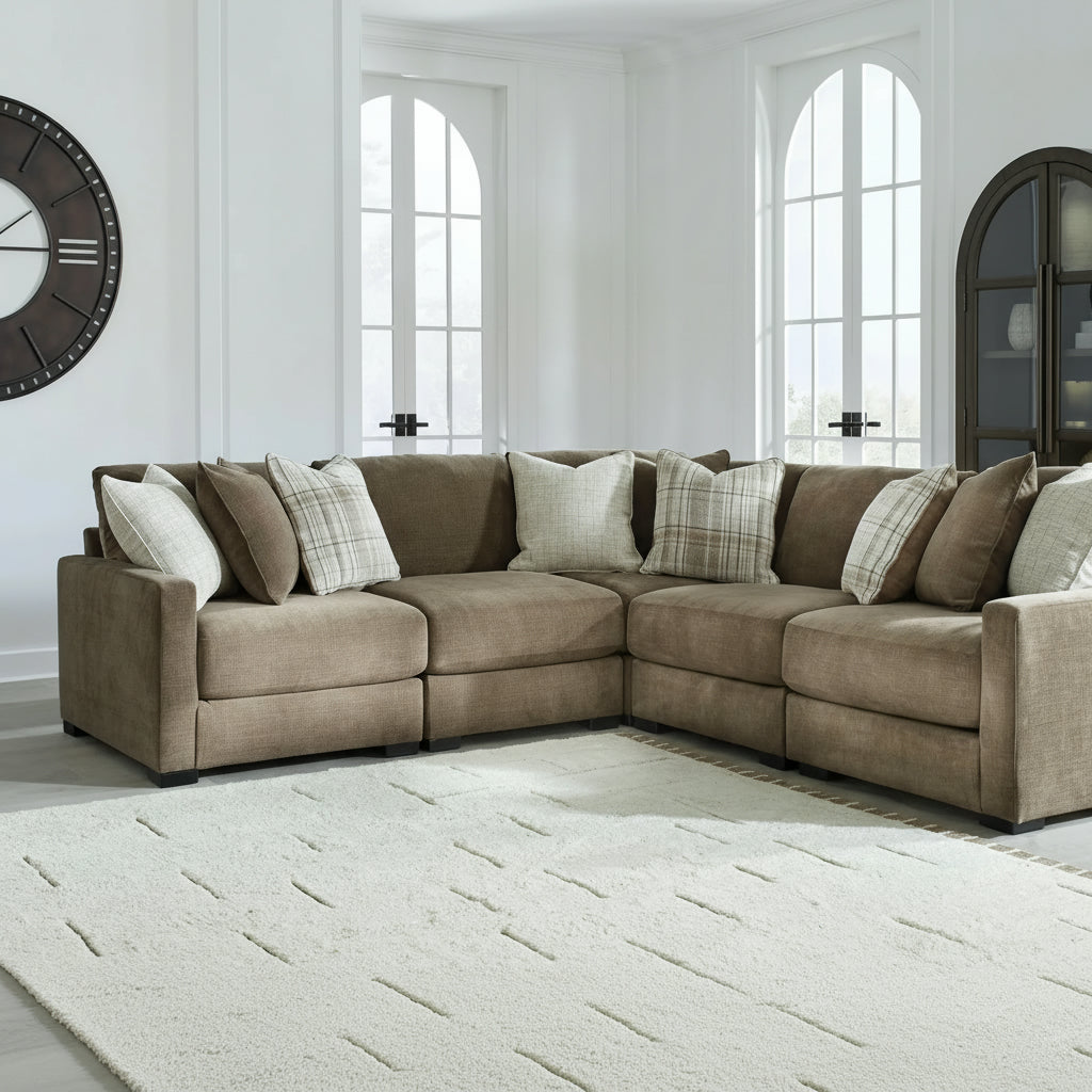Camellia-Court Stationary Sectionals