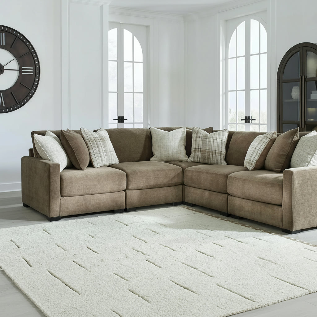Camellia-Court Stationary Sectionals