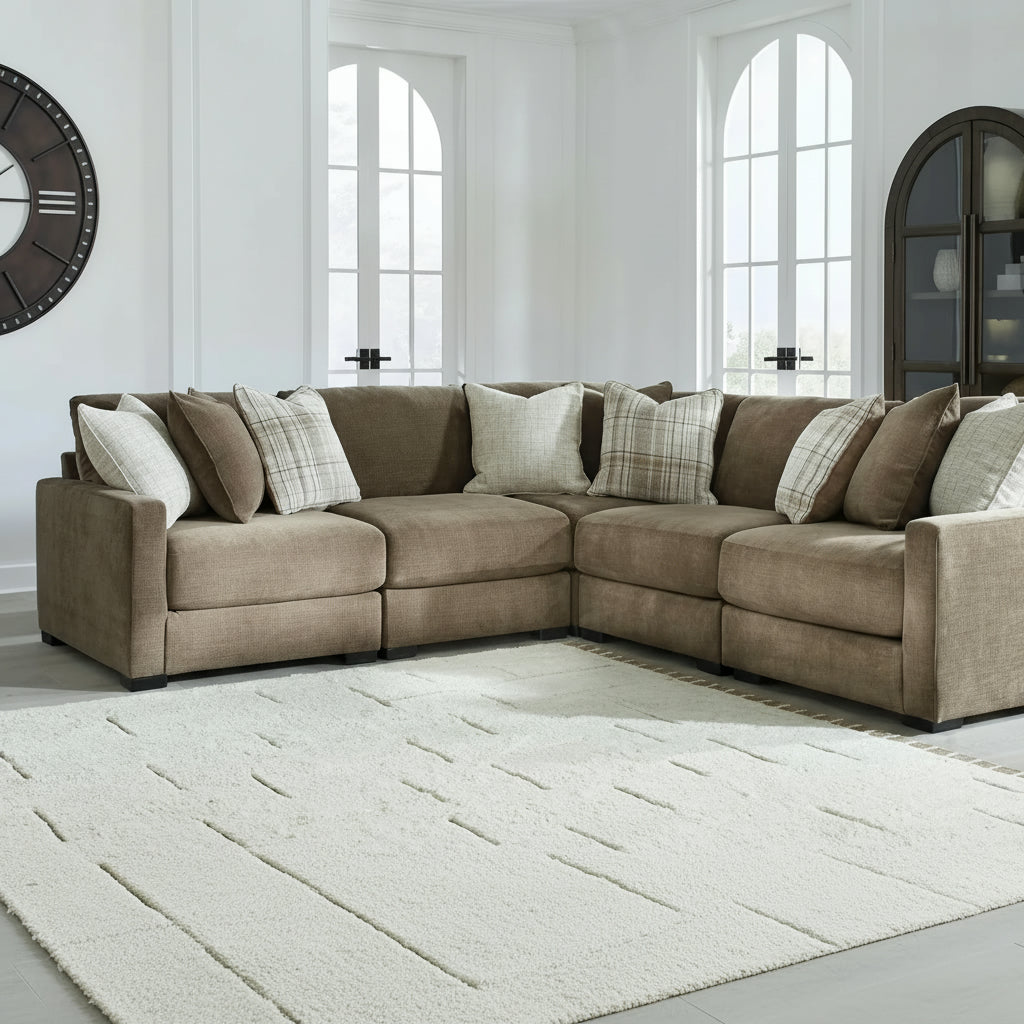 Camellia-Court Stationary Sectionals