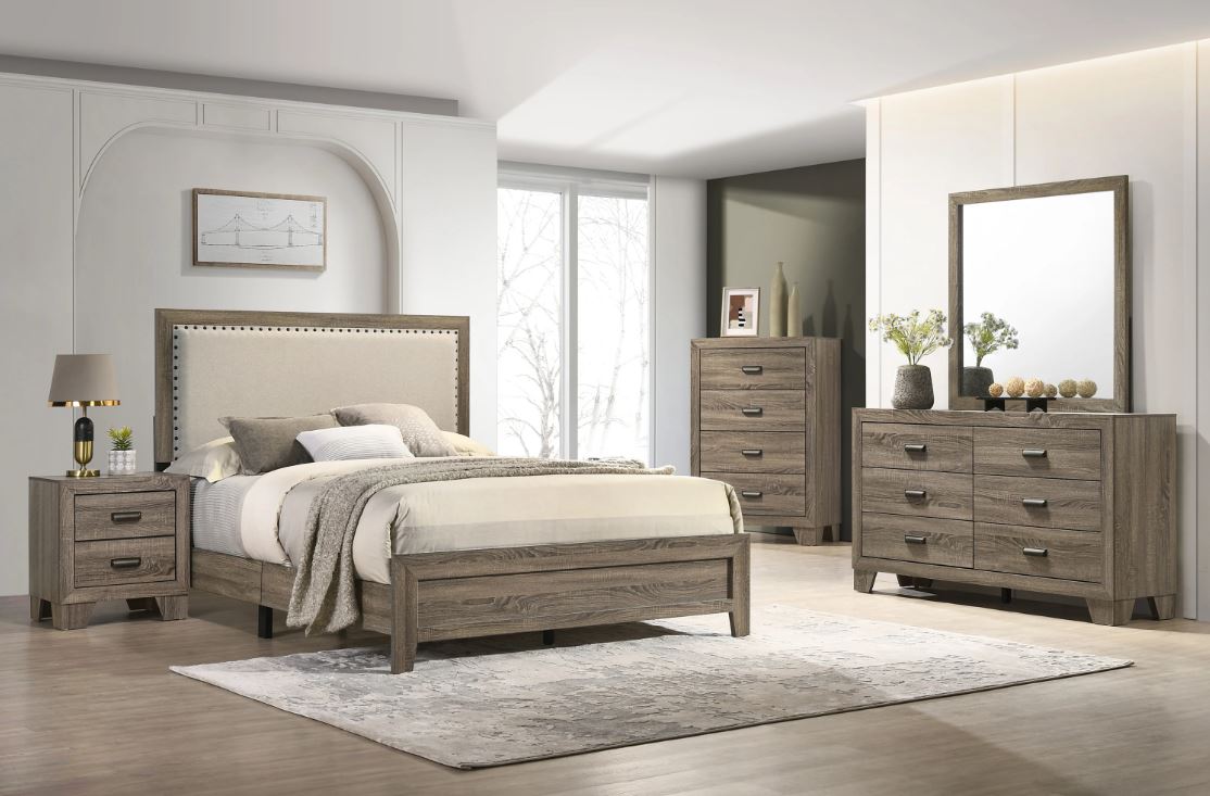 James Queen Upholstered Bedroom Set