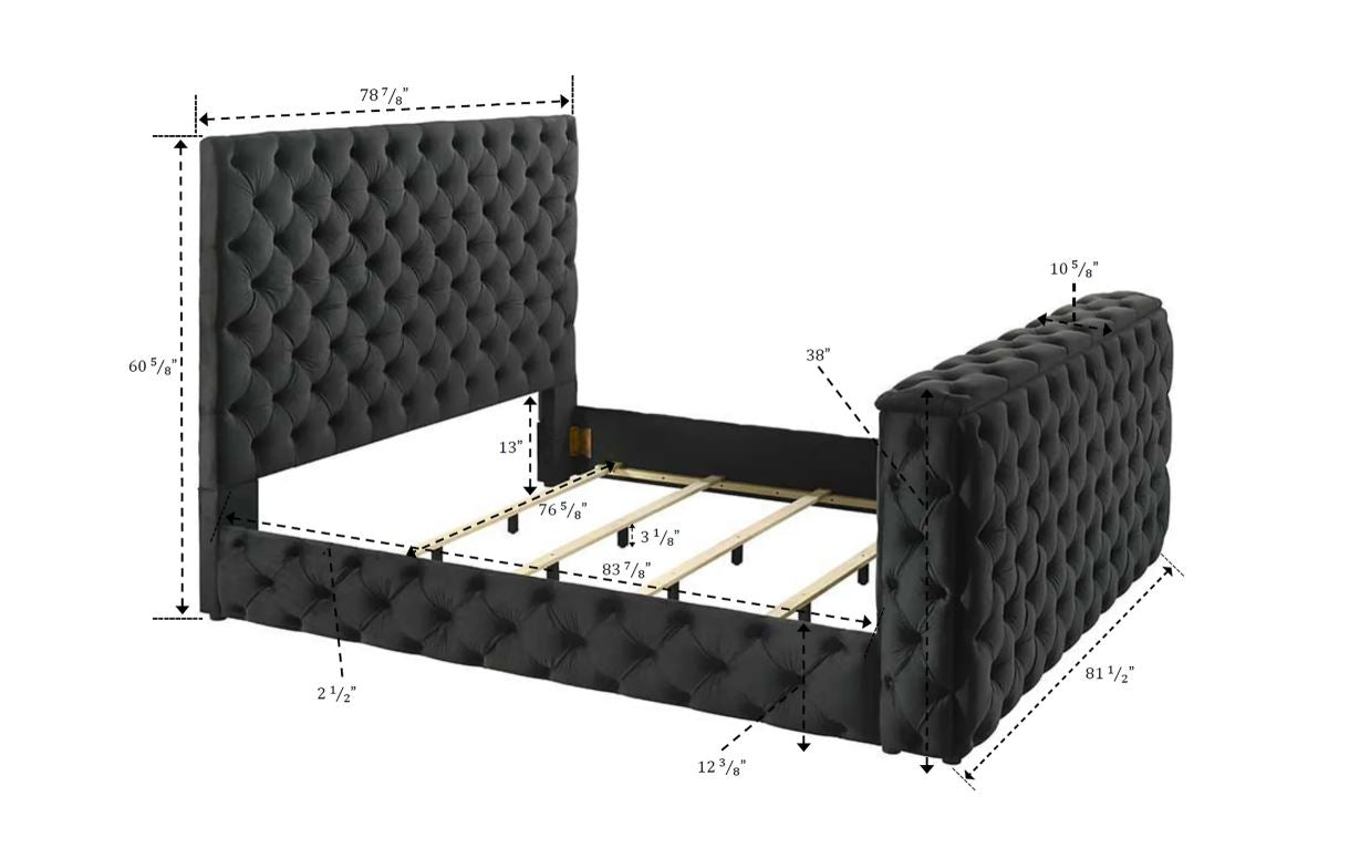 Josephine King Bed w/ TV Lift