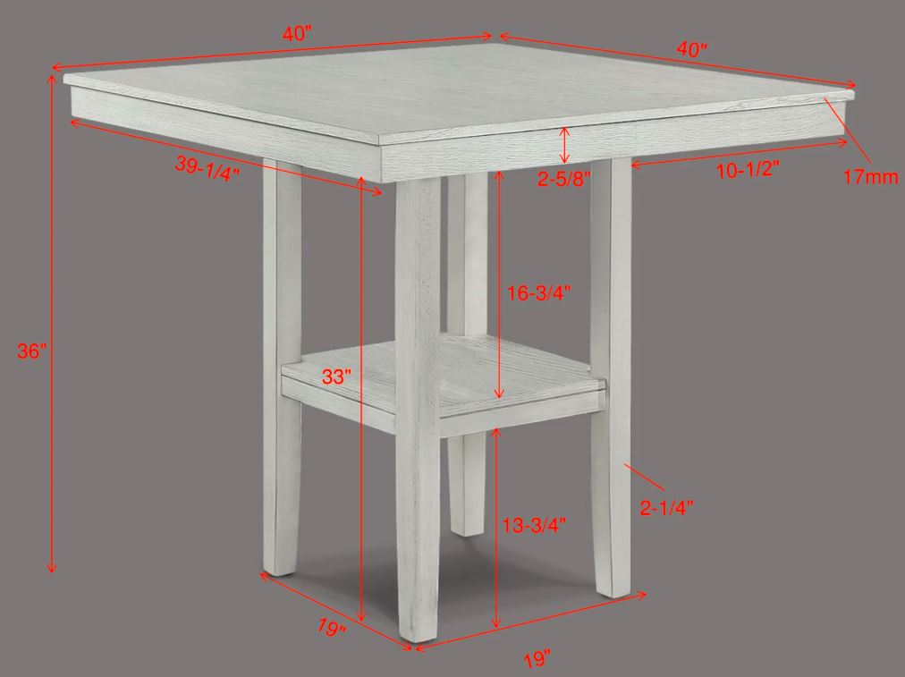 Lester CH Table w/ 4 Chairs