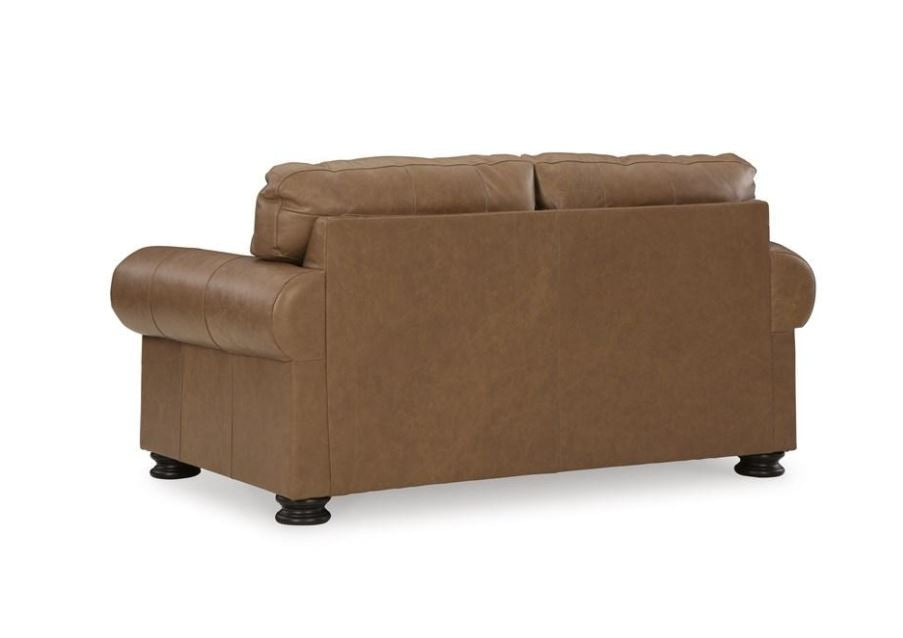 Carianna Leather Loveseat