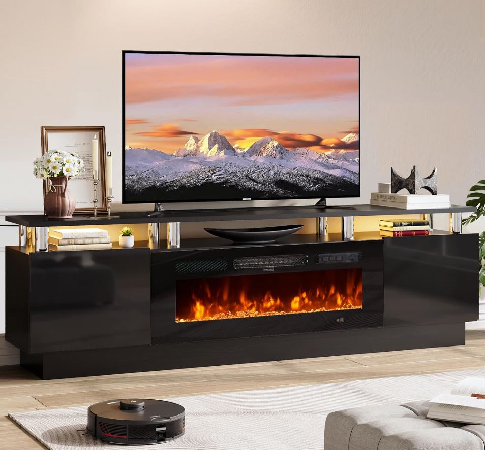 Luxe Tv Stand w/ Fireplace