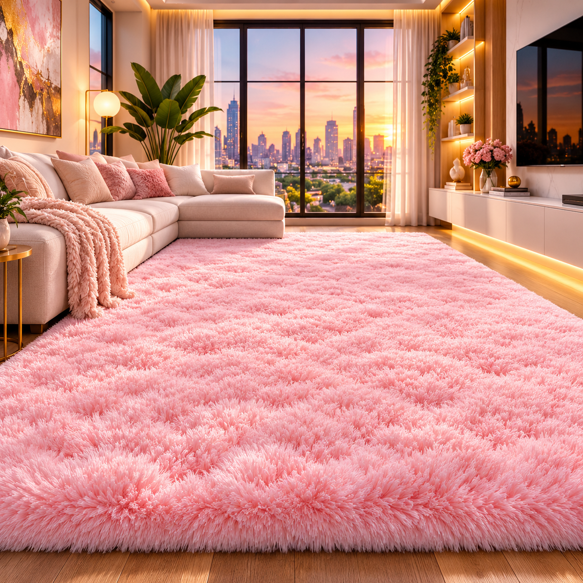 LuxeCloud Shag Area Rug 8X10