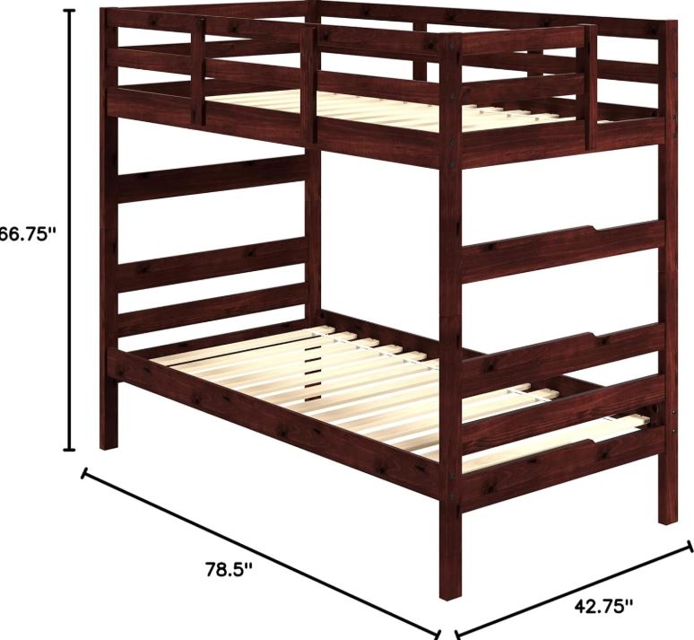 Shaker Twin/ Twin Bunk Bed