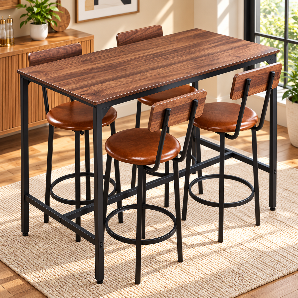 Steve Bar Table and Chairs Set