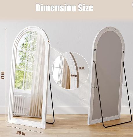 Wiss Rustic Floor Mirror