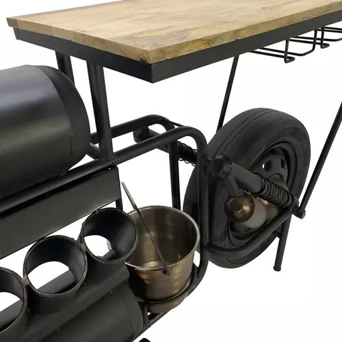 Motorcycle Wine Rack