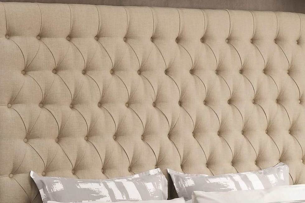 Camille Tan Queen Bed - Katy Furniture