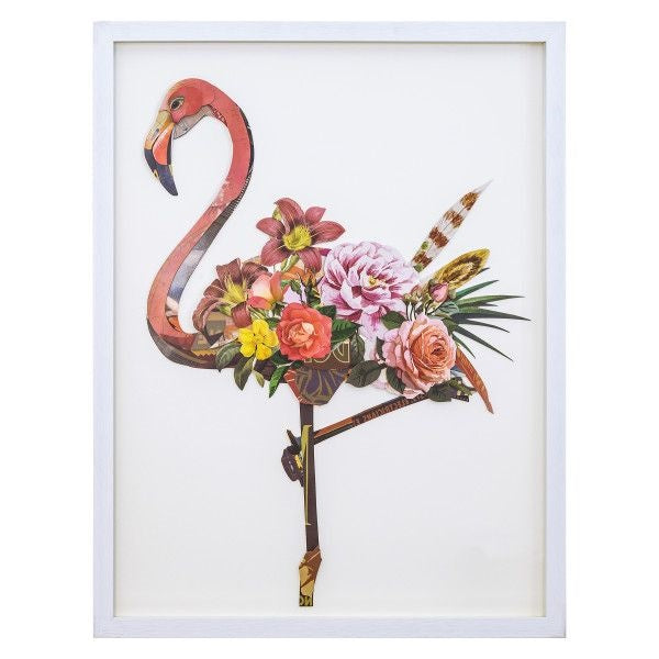 Floral Flamingo II Wall Art